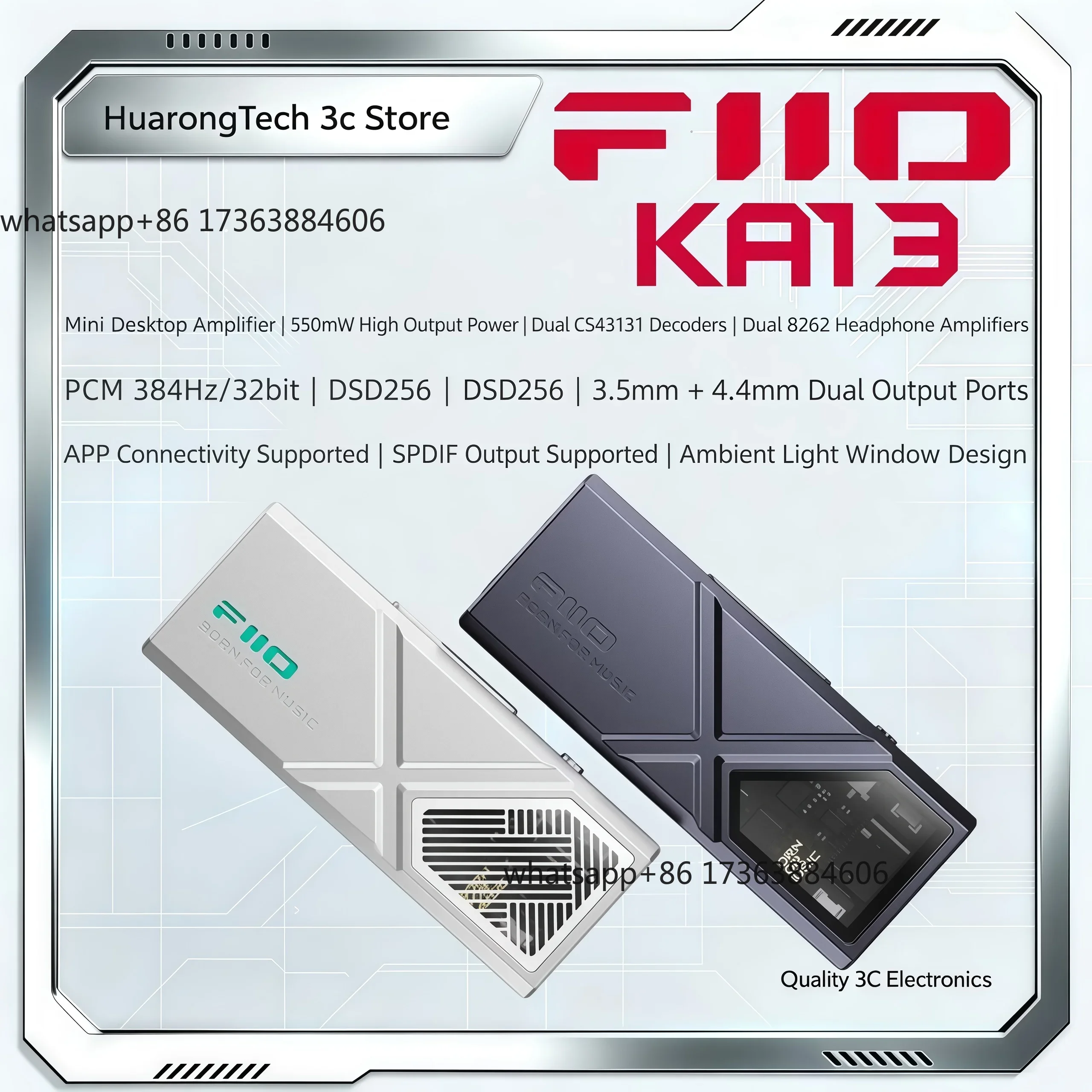 Headphone Amplifier - KA13 USB DAC Headphone Amplifier Jade