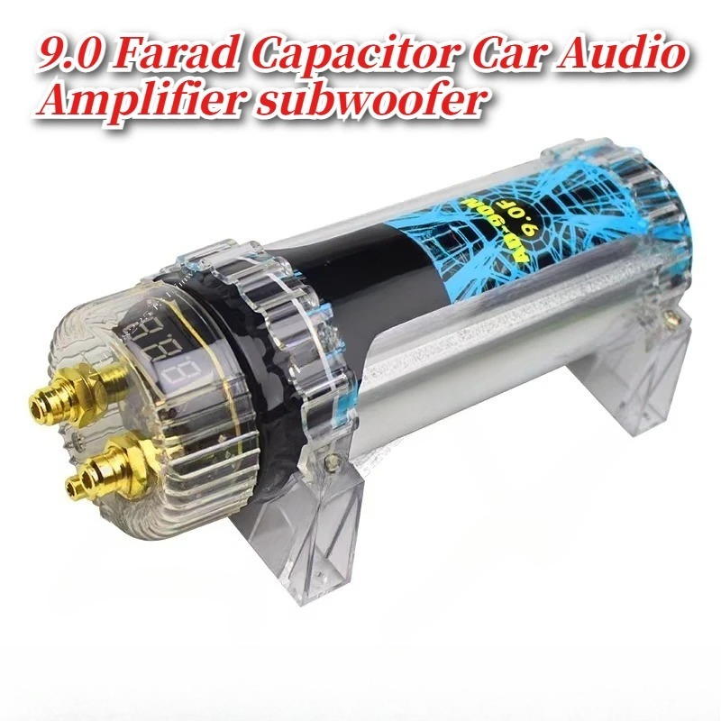 Speaker Crossover - 9.0 Farad Capacitor for Car Audio,