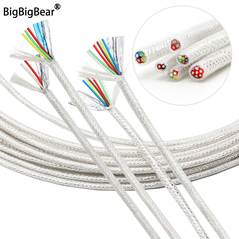 Audio Jumper Wire - Dây cáp bọc FEP 1/5/10m 2