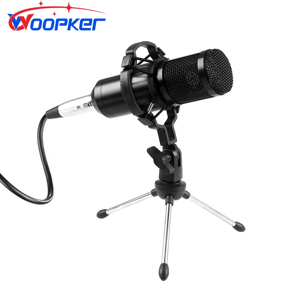 Condenser Microphone Kit - Woopker Professional Condenser Microphone BM 800
