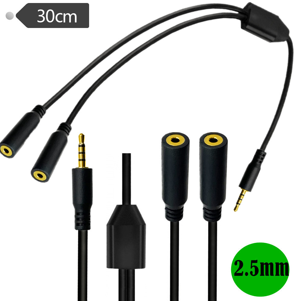 Trs Cable - Gold Plated 4 Pole 2.5mm Male