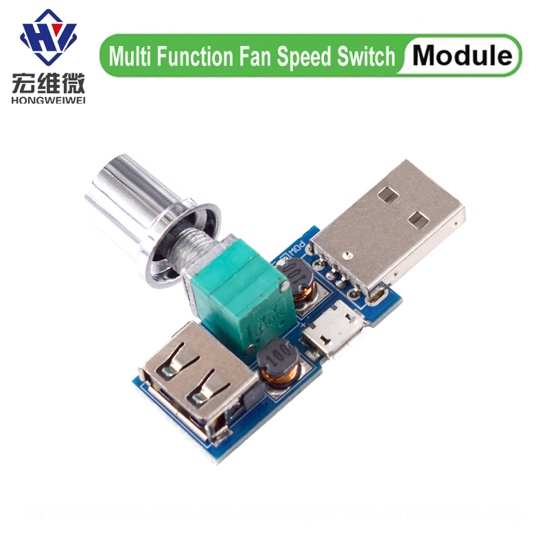 Volume Control Board - Mini USB Fan Governor Wind Speed