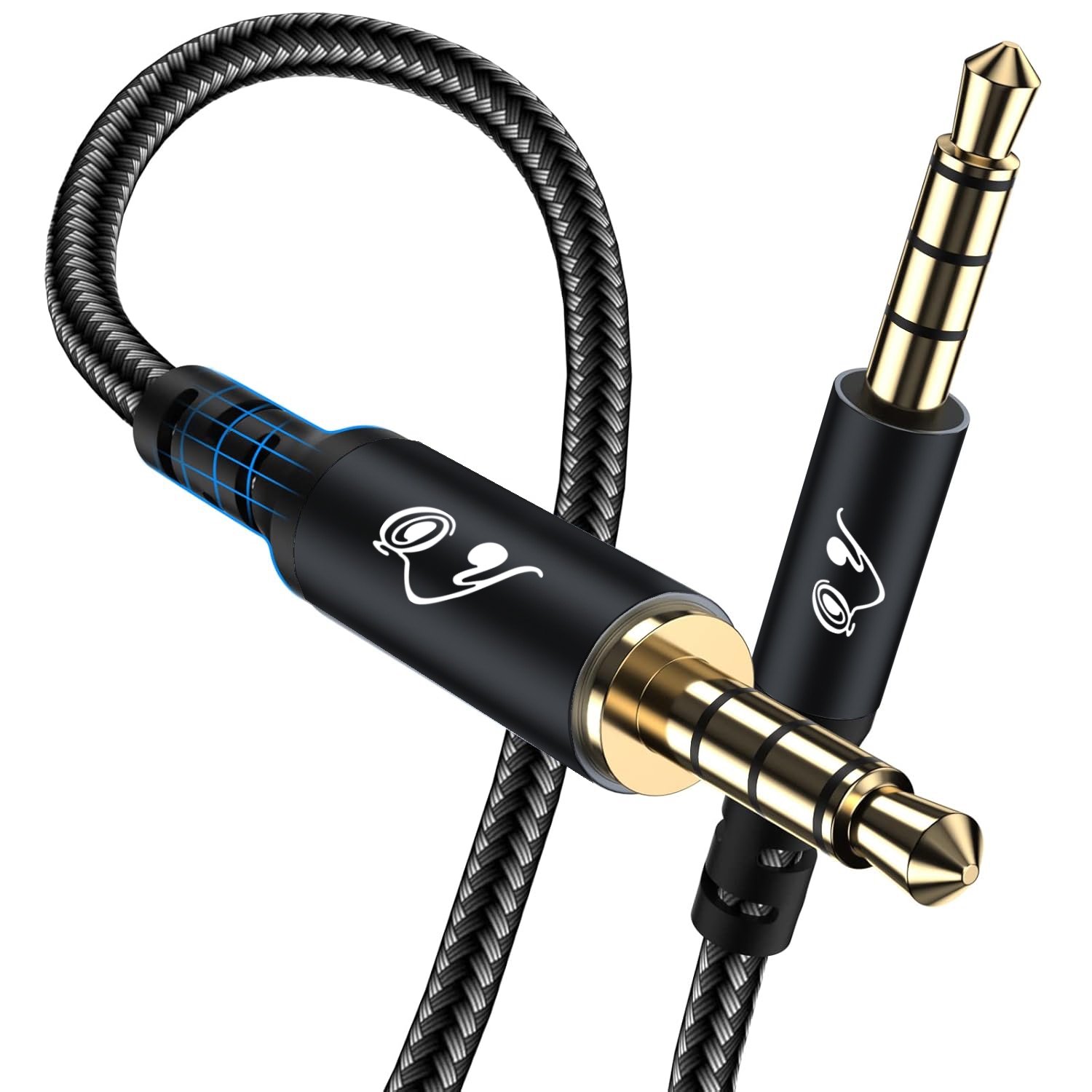 Audio Jumper Wire - 3.5mm TRRS AUX Audio Cable, Male