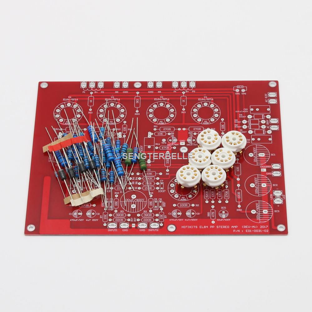 HiFi EL84 +ECF80 Stereo Push-P - đánh giá và giá Audio Amplifier Board