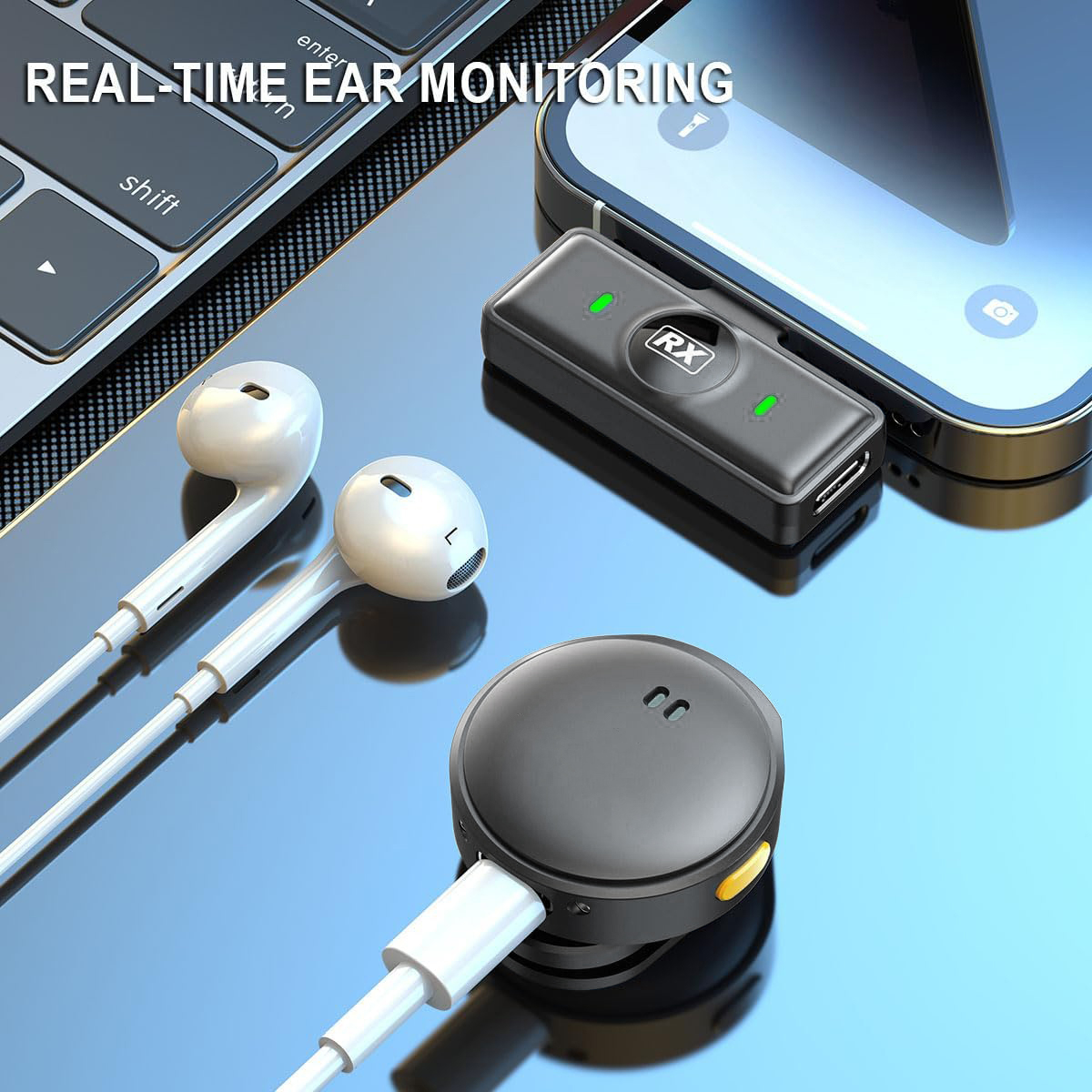 Wireless Microphone (2 TX + 1  - đánh giá và giá Condenser Microphone Kit