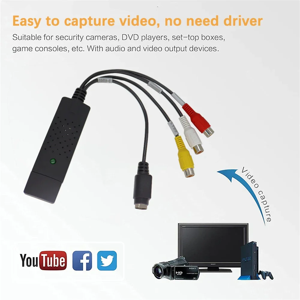 USB2.0 Audio Video Capture Car - đánh giá và giá Audio Cable Rca