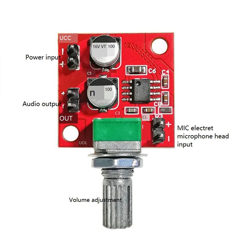 -[A51I Digital]LM386 Electret  - đánh giá và giá Audio Amplifier Board