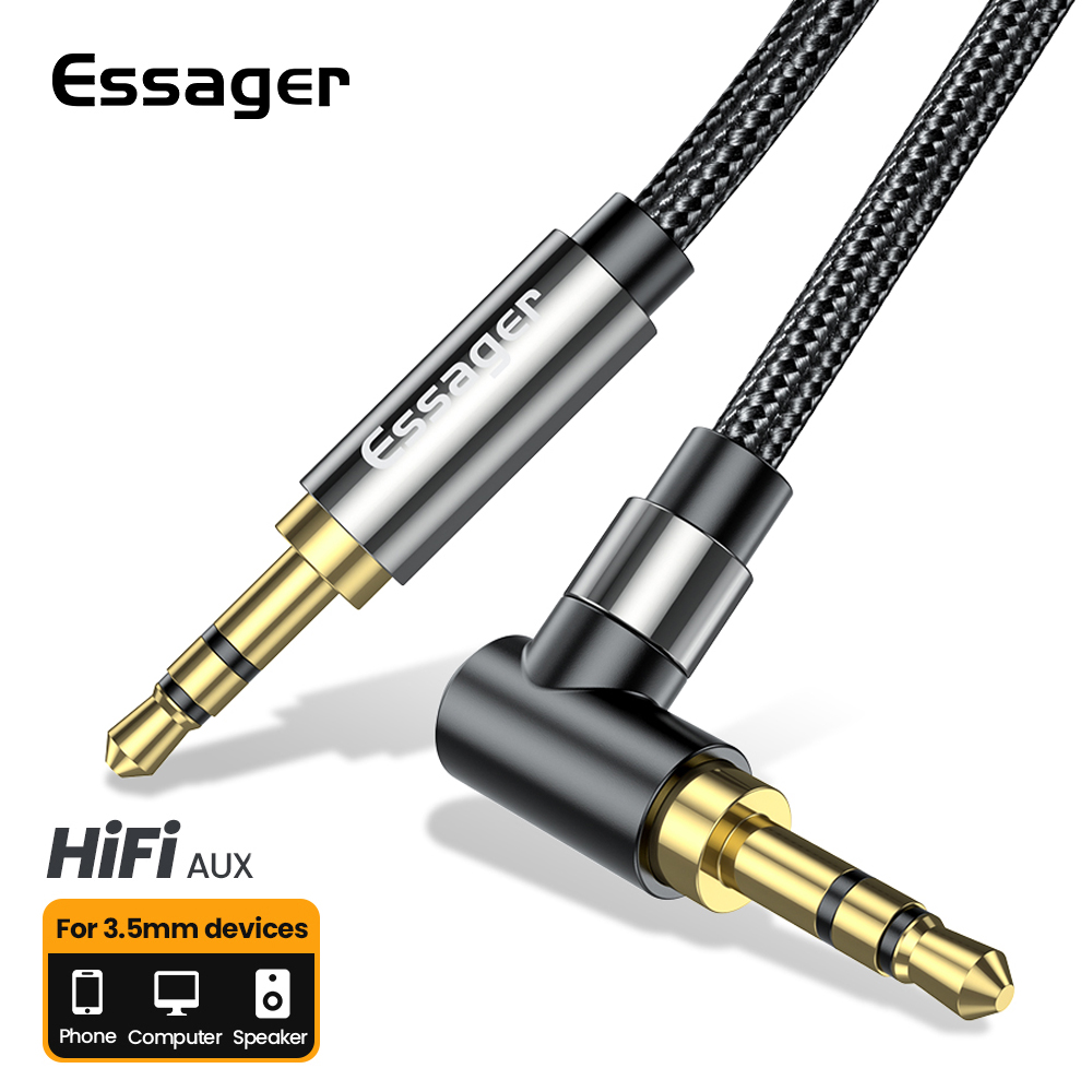 Essager Aux Cáp Nối Dài Jack 3 - đánh giá và giá Audio Jumper Wire