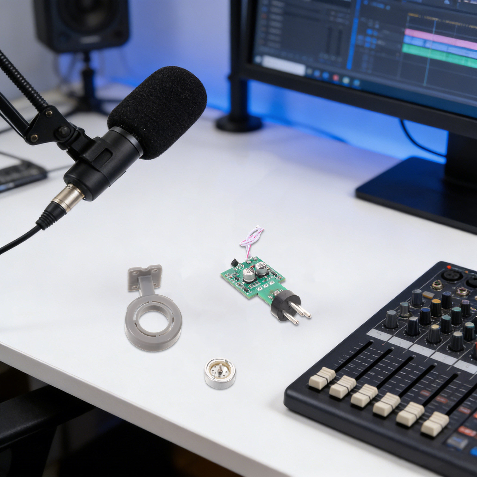 1Set 103 Microphone Capsule an - đánh giá và giá Condenser Microphone Kit