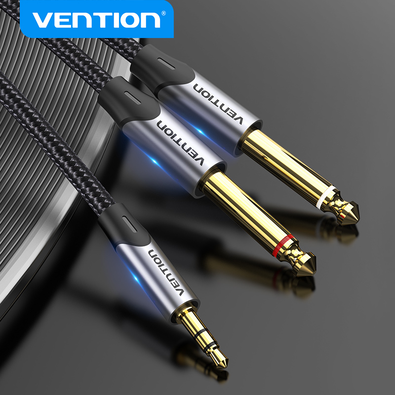Cáp TRS Vention 3.5mm sang 6.5 - đánh giá và giá Trs Cable