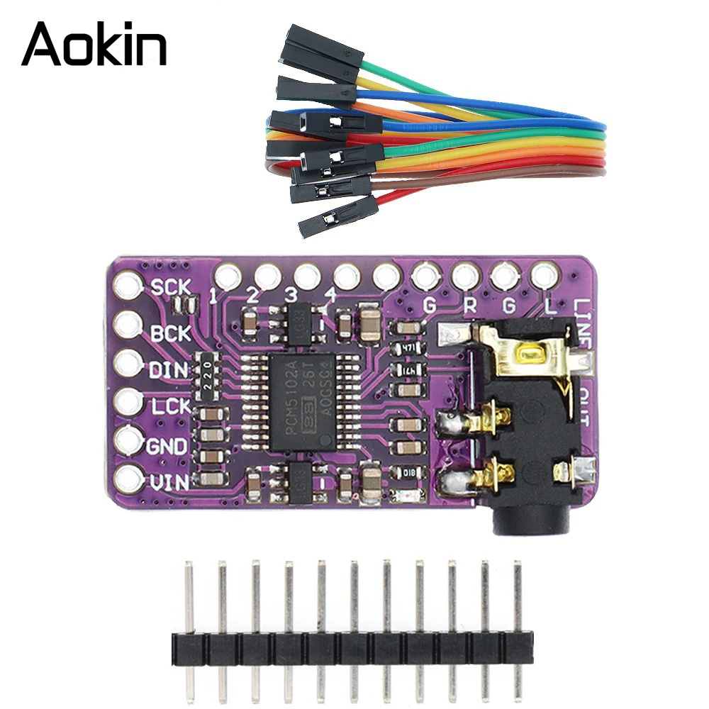 Interface I2S PCM5102A DAC Dec - đánh giá và giá Pcm5102