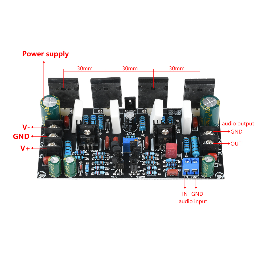 200W Amplifier Board DC 20V-90 - đánh giá và giá Volume Control Board