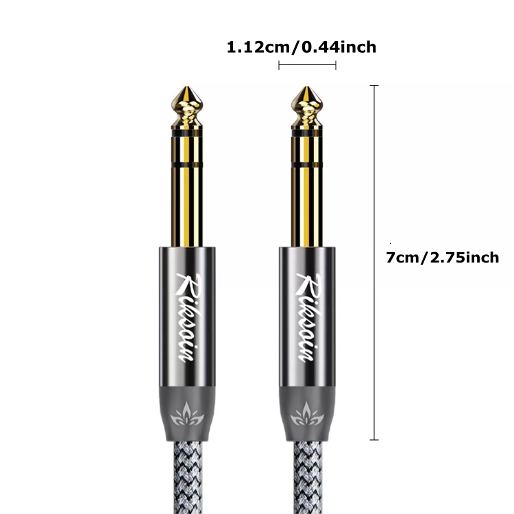 Riksoin 6.35mm TRS to TRS Bala - đánh giá và giá Trs Cable