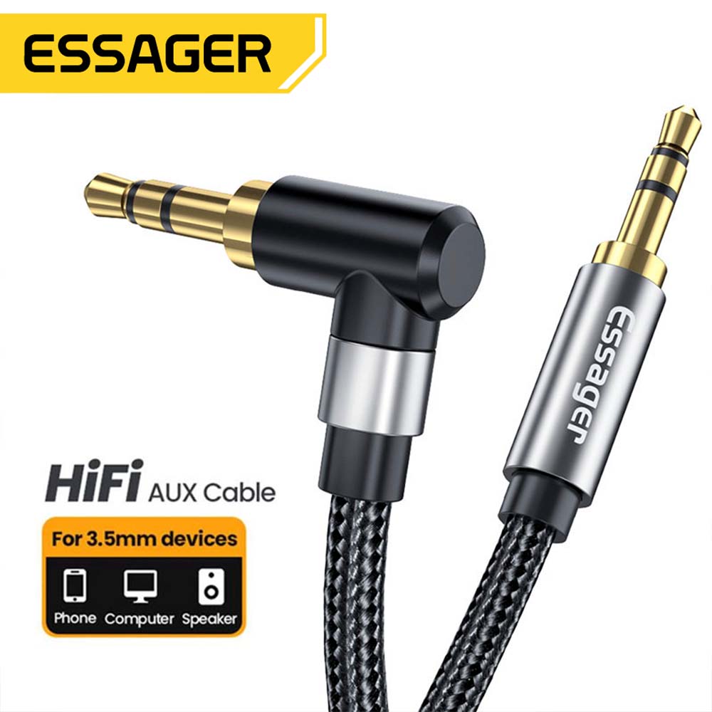 Essager Audio Cable Jack 3.5mm - đánh giá và giá Audio Jumper Wire