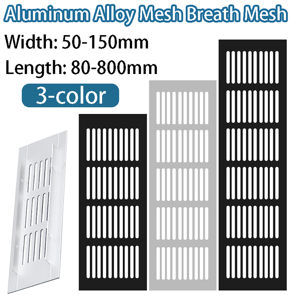 1Pcs Width 50/60/80/100/150mm  - đánh giá và giá Ventilation Grille Aluminum
