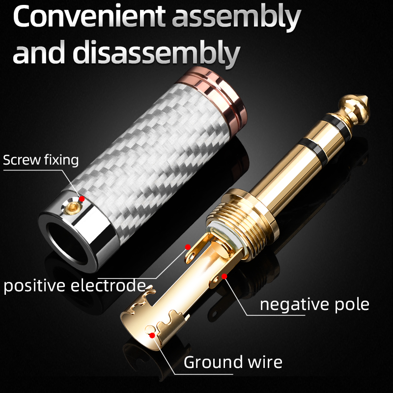 ATAUDIO 4PCS 6.5mm Plug Rhodiu - đánh giá và giá Trs Cable