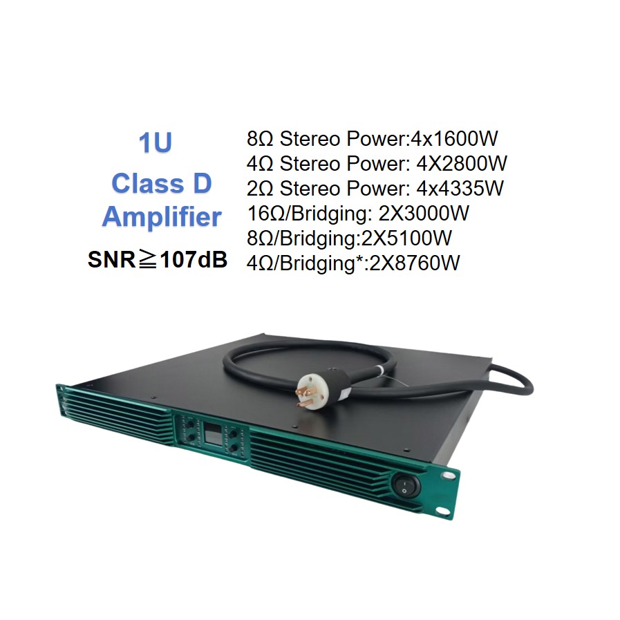 Rack Mount Power Amplifier Cla - đánh giá và giá Class D Amplifier