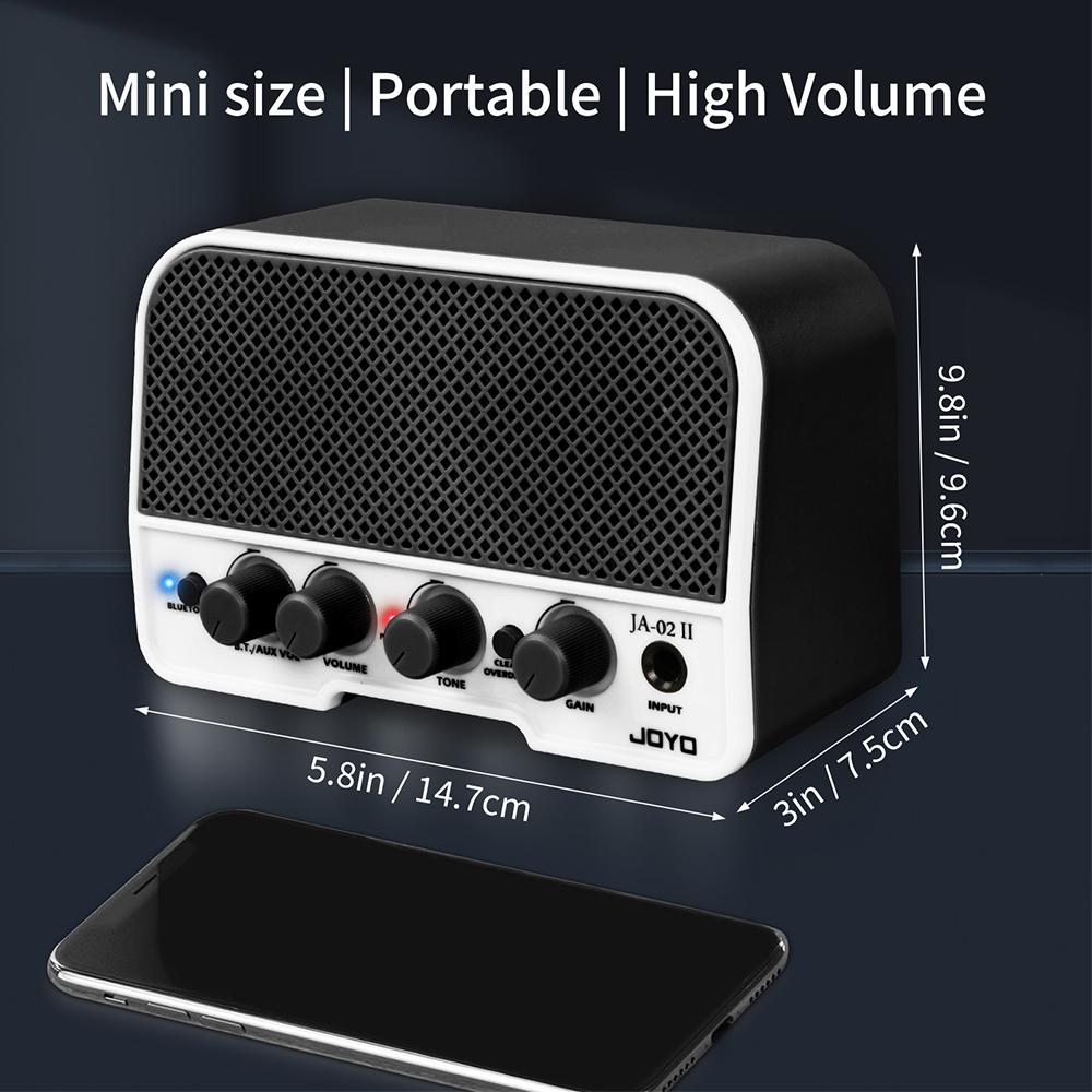 JOYO JA-02 II Đàn Guitar Mini  - đánh giá và giá Headphone Amplifier