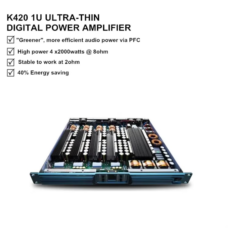 MORIN K420 High Power 2000W 4  - đánh giá và giá Class D Amplifier