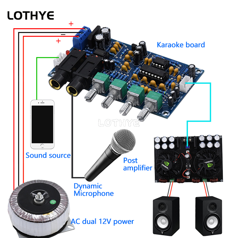 Mạch khuếch đại micro PT2399 M - đánh giá và giá Volume Control Board