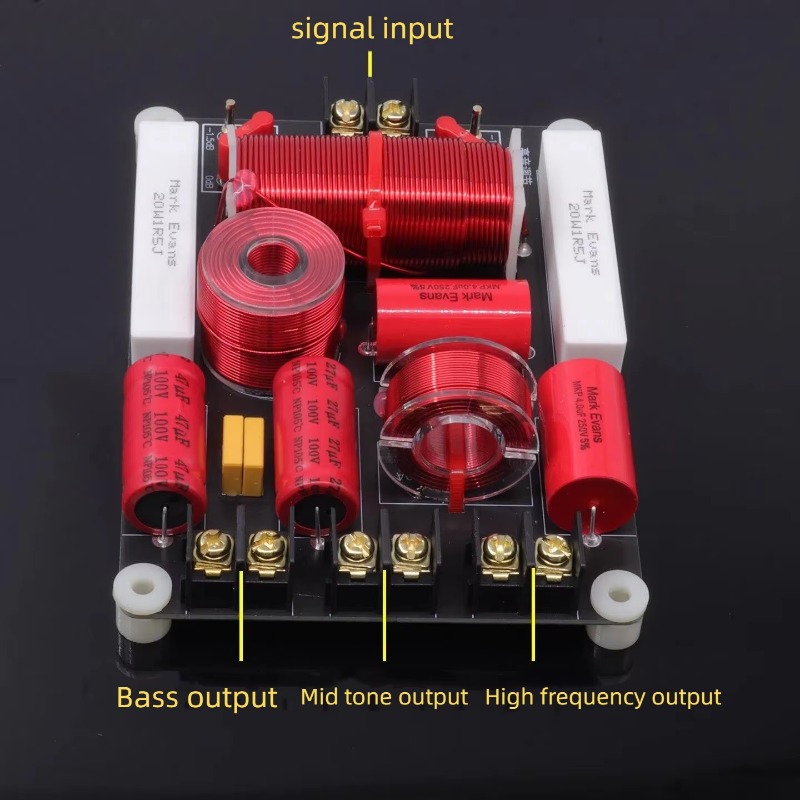 1PC GHXAMP 350W Crossover 3-Wa - đánh giá và giá Speaker Crossover