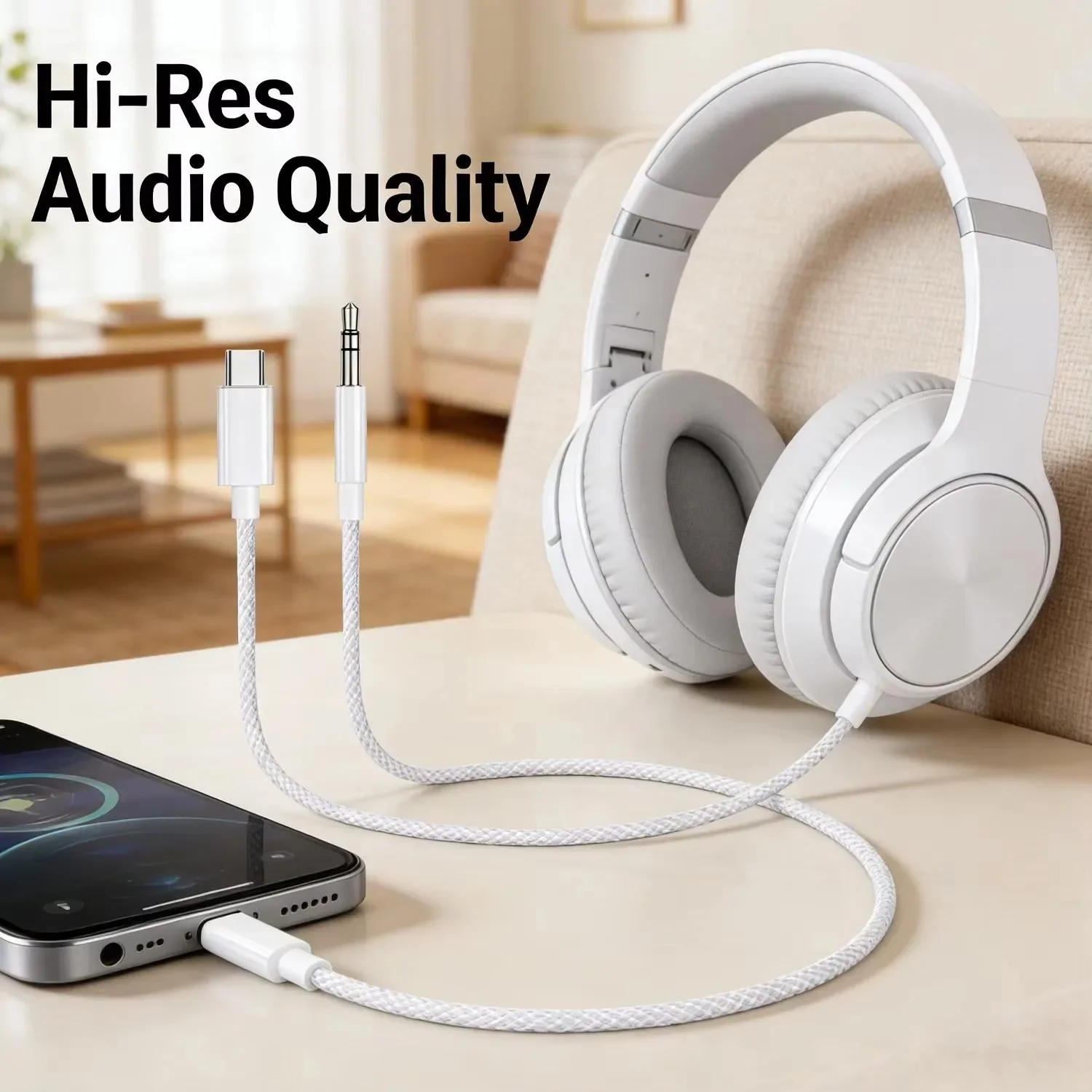 USB C to 3.5mm Male AUX Audio  - đánh giá và giá Audio Jumper Wire