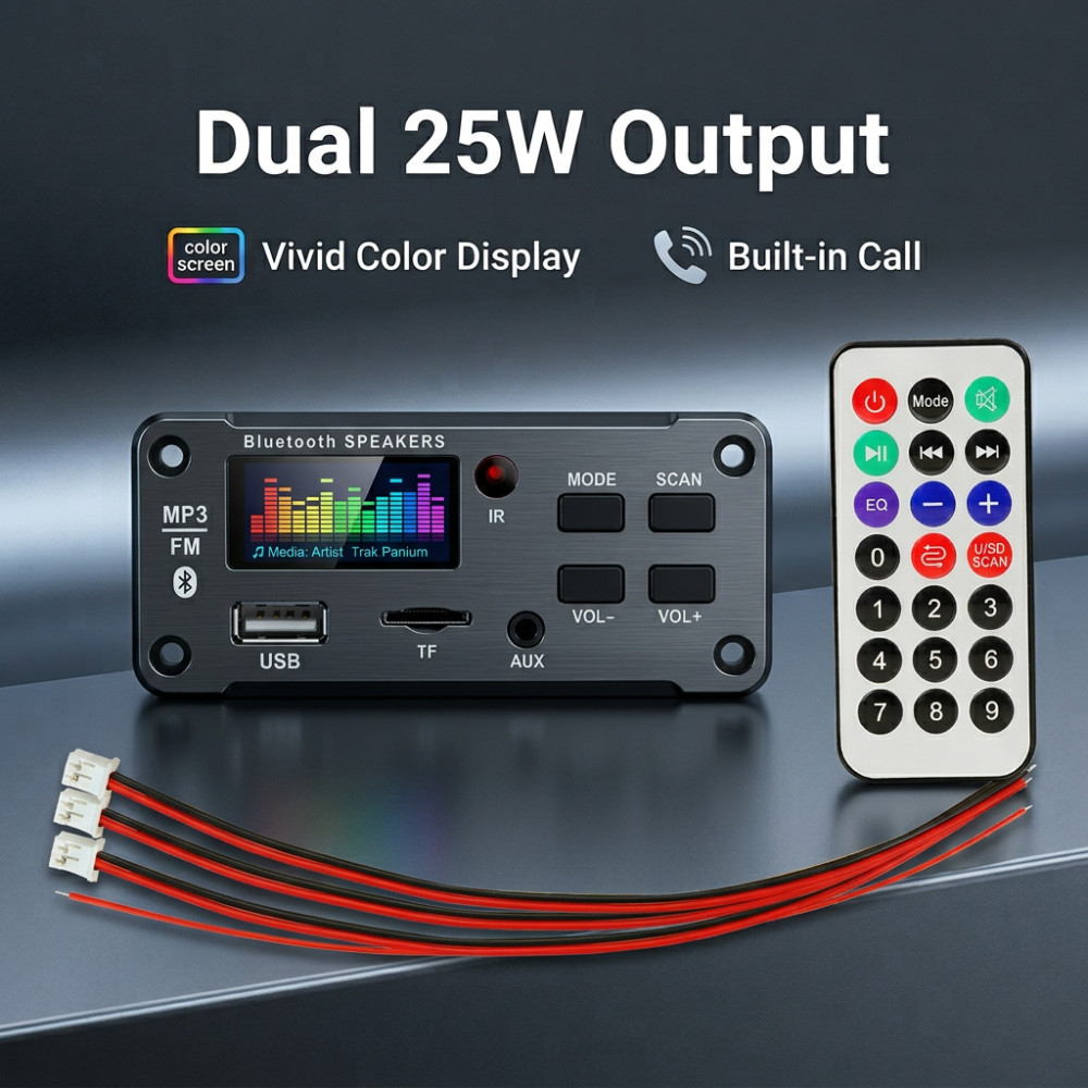 50W Amplifier Bluetooth MP3 WM - đánh giá và giá Volume Control Board