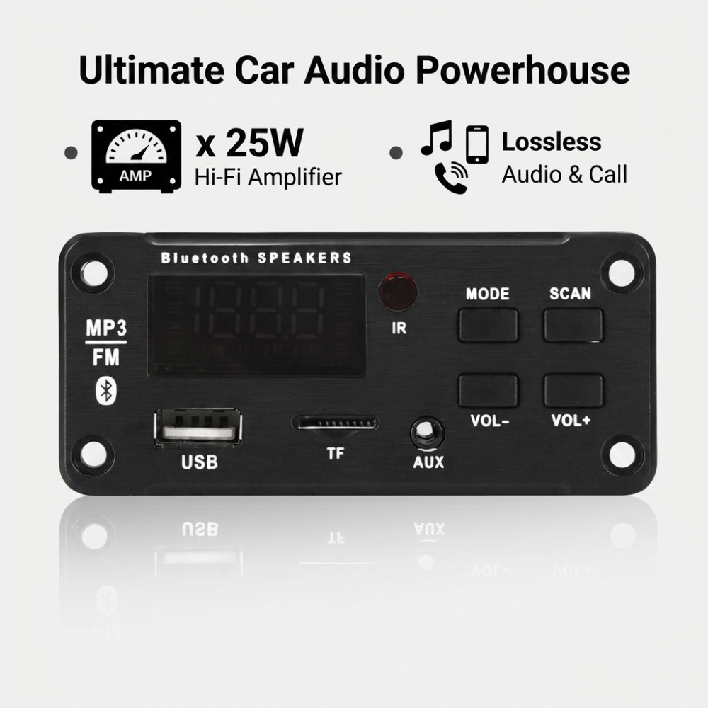 50W Amplifier Bluetooth MP3 WM - đánh giá và giá Volume Control Board