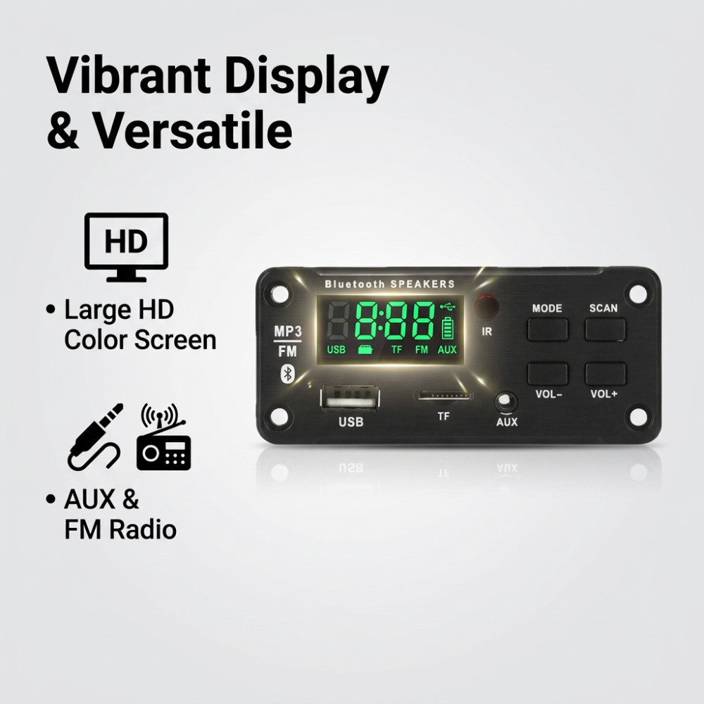 50W Amplifier Bluetooth MP3 WM - đánh giá và giá Volume Control Board