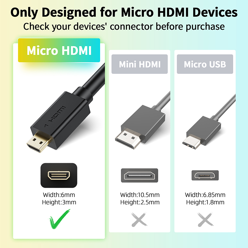 4K Micro HDMI to HDMI Cable Ad - đánh giá và giá Mdi Cable