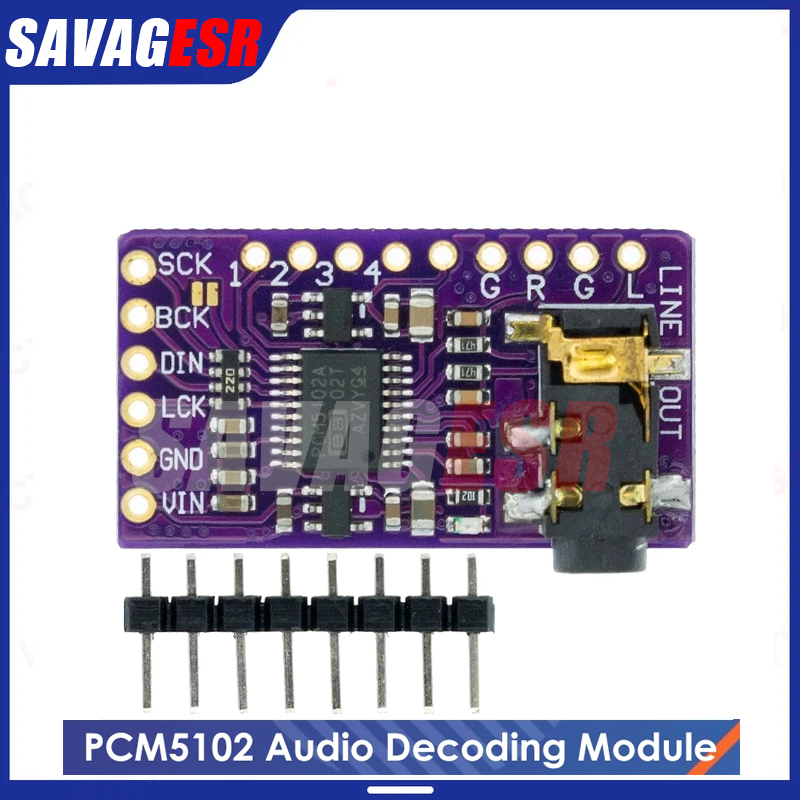 Interface I2S PCM5102A DAC Dec - đánh giá và giá Pcm5102