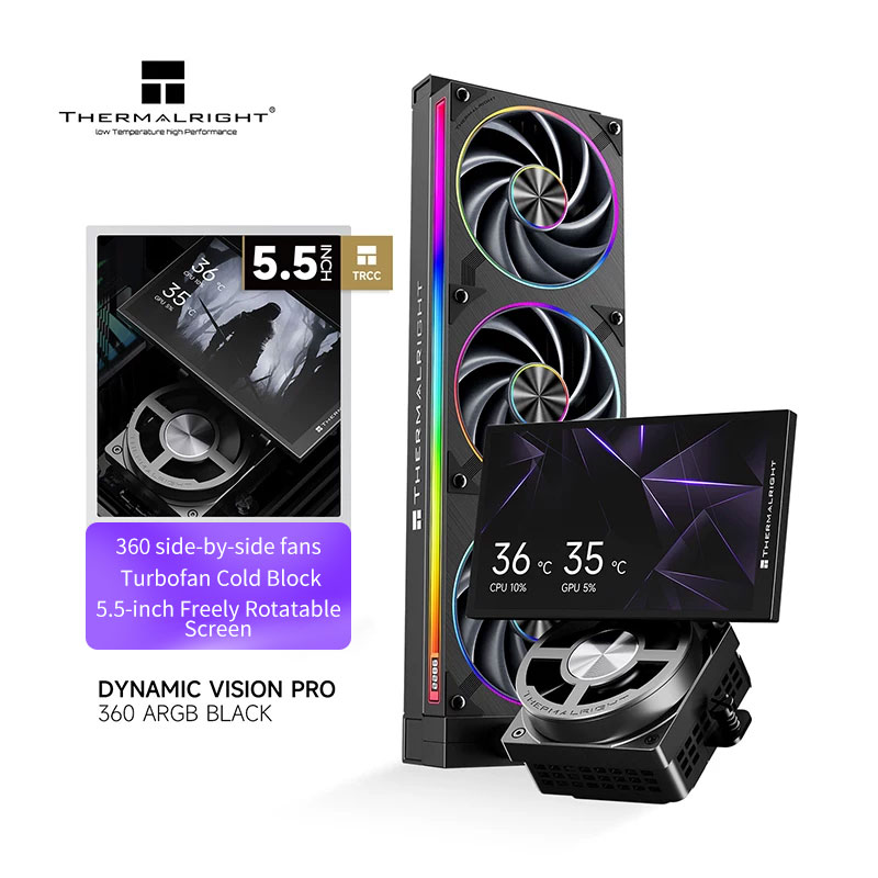 Thermalright Dynamic Vision PR - đánh giá và giá Heatsink Aluminum