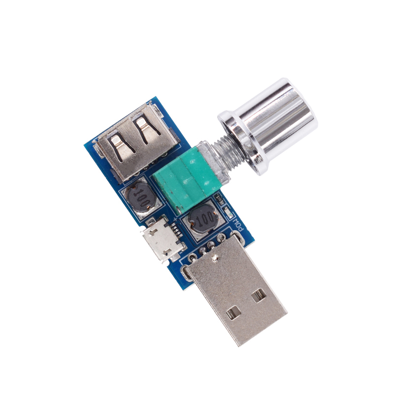 Mini USB Fan Governor Wind Spe - đánh giá và giá Volume Control Board