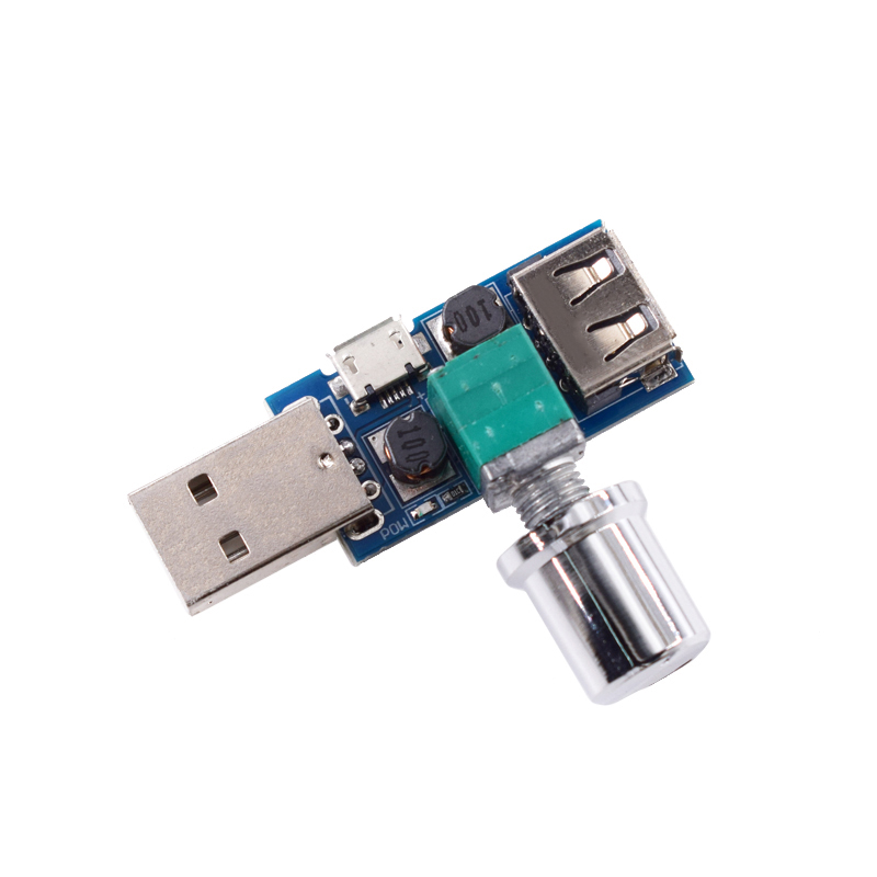 Mini USB Fan Governor Wind Spe - đánh giá và giá Volume Control Board