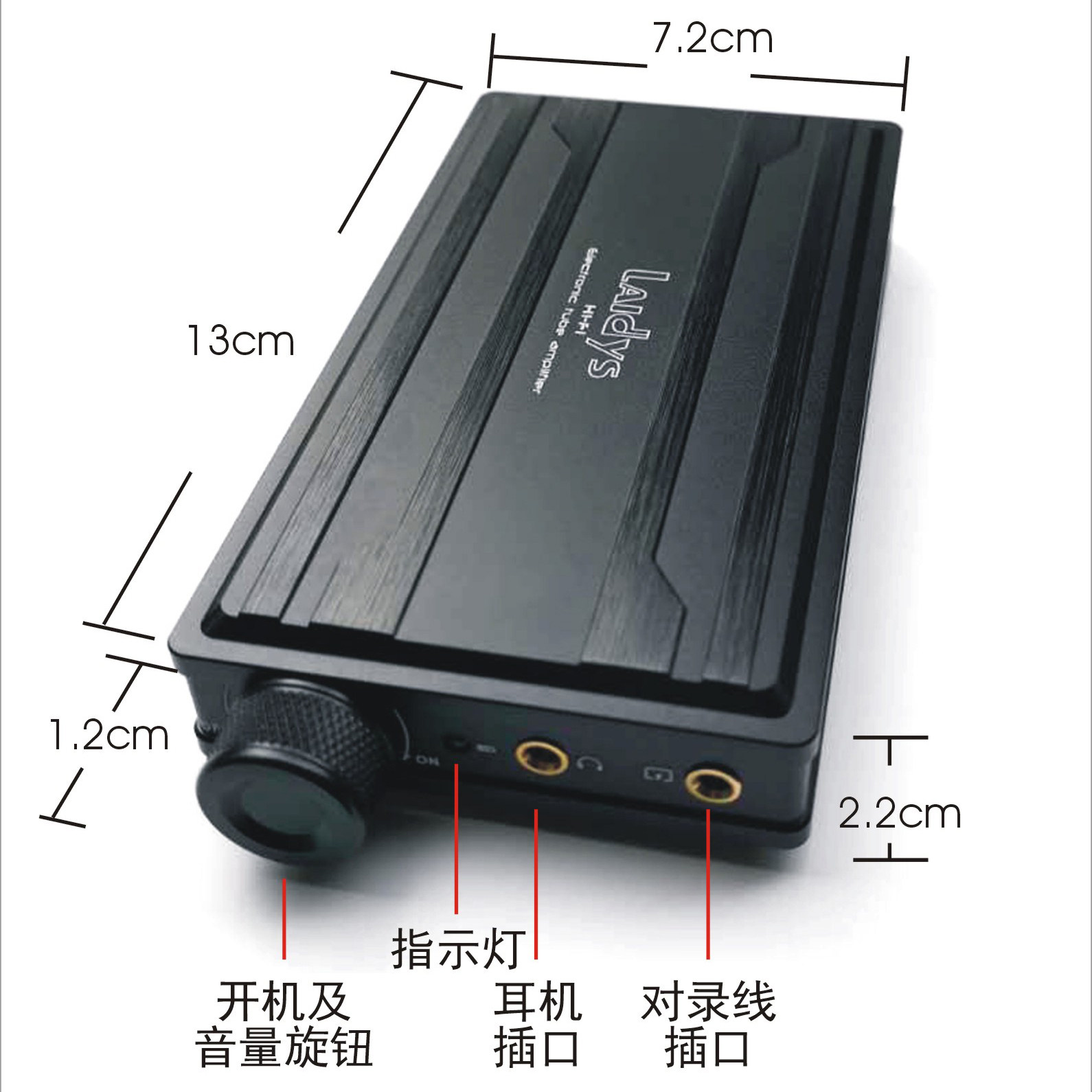 LAIDYS Portable Tube Headphone - đánh giá và giá Headphone Amplifier