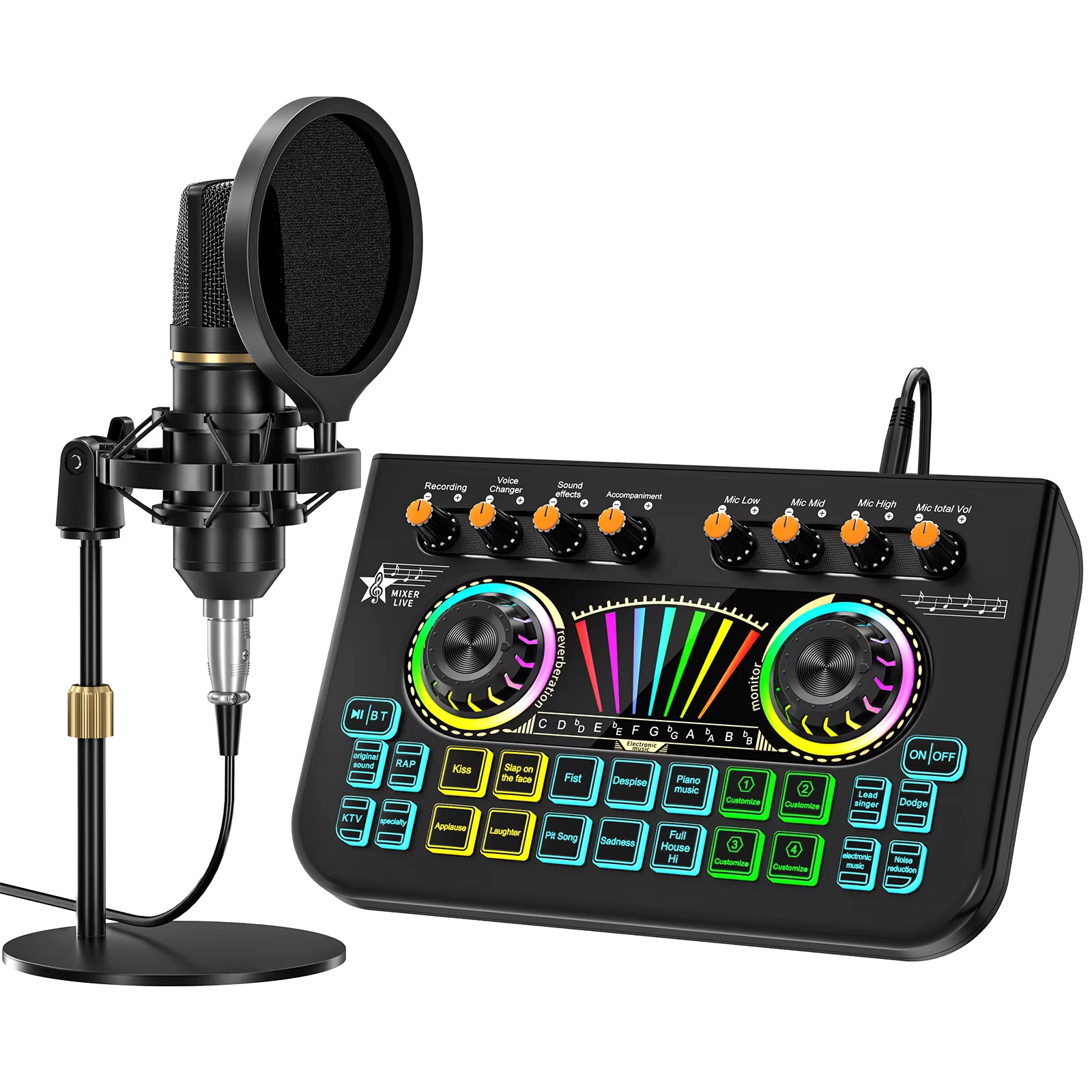 Tenlamp X3 BM800 Podcast Micro - đánh giá và giá Condenser Microphone Kit