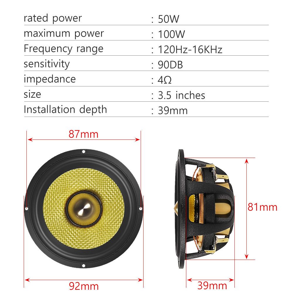 3.5 Inches Bullet Guided Mid-R - đánh giá và giá Speaker Driver