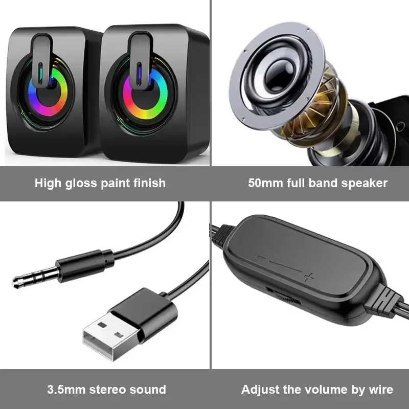 Computer Speakers HIFI Stereo  - đánh giá và giá Speaker Wire